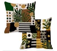 Outdoor Cushions Waterproof Nordic Cushion Covers 60x60cm Set of 2 Sofa Cushions for Garden Furniture Velvet Cushion Cover Large Bed Decorative Pillows Cover Abstract Throw Pillow Covers f-10843