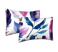 Outdoor Cushions Waterproof Pink Cushion Covers 30x50 cm Decorative Pillows Feather Set of 2 Rectangle Throw Pillow Covers Waterproof Soft Short Plush Lumbar Pillow Spring Summer Garden Decor h-1304