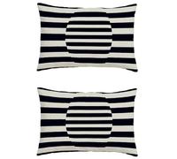 Outdoor Cushions Waterproof Purple Cushion Covers 16x24in Large Rectangle Cushion Covers Line Invisible Zipper,Double Sided Printing Decorative Pillows,Pack of 2 Linen Garden Pillows fall Gift M-788