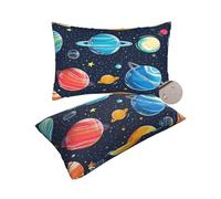 Outdoor Cushions Waterproof Set of 2 Garden Cushions, Outdoor Cushion Covers 60cm x 50cm Pillow Covers, Summer Waterproof Decorative Pillows for Balcony Patio Farmhouse (Space/Universe) -zt363