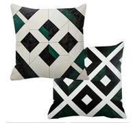 Outdoor Cushions Waterproof Simple Cushion Covers 35x35cm Set of 2 Sofa Cushions for Garden Furniture Velvet Cushion Cover Large Bed Decorative Pillows Cover Modern Throw Pillow Covers Square f-10601