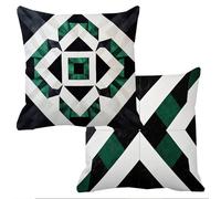 Outdoor Cushions Waterproof Simple Cushion Covers 35x35cm Set of 2 Sofa Cushions for Garden Furniture Velvet Cushion Cover Large Bed Decorative Pillows Cover Modern Throw Pillow Covers Square f-10499