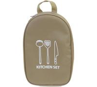 Outdoor Cutlery Bag Silverware Storage Bag Travel Utensil Organizer Cookware Storage Pouch for Knife Fork Spoon
