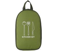 Outdoor Cutlery Bag Silverware Storage Bag Travel Utensil Organizer Cookware Storage Pouch for Knife Fork Spoon