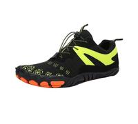 Outdoor Cycling Five Finger Shoes Thick Sporty Breathable Hiking Off Road Rock Climbing Running Fitness Hiking Shoes (Green,9.5)