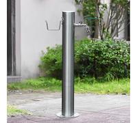 Outdoor Cylindrical Vertical Water Column with Faucet, Antifreeze Frost Free Patio Courtyard Water Faucet for Lawn Garden Irrigation Car Washing, Easy Install Standing Water Tap Post(Height: 50cm/19.7