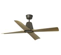 Outdoor DC Ceiling Fan Typhoon Brown-Wood with Remote