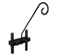Outdoor Decor Brackets - 42cm Size Steel Frame, Stable Gardening Hook, Flower Pot Hangers | Heavy Duty Railing Mount for Lanterns Wind Chimes Patio Porch Fence Landscape Ornament Farm House Display