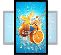 Outdoor Digital Advertising Display with Scrolling Pixel Panel for Business Marketing