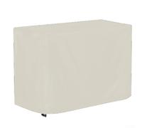 Outdoor Dining Cart Cover for Royal Gourmet PC3401B PC3401S PC3404S | 210D Waterproof Prep Table Protector with Split Zipper | Heavy Duty Grill Station Shield(Meters white)