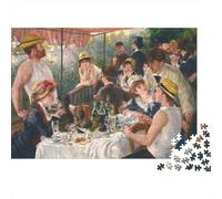 Outdoor Dining Scene 1000 Piece Jigsaw Puzzle for Adults & Teens, Premium Cardboard, People Having Dinner Party, Mental Workout Entertainment, Stress Relief Meditation Tool for Home 70x50cm/1000pcs