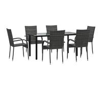 Outdoor Dining Set Garden Table Chair 3/5/7/9 Piece Multi Colours/Sizes vidaXL