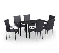 Outdoor Dining Set Garden Table Chair 3/5/7/9 Piece Multi Colours/Sizes vidaXL