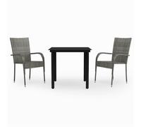 Outdoor Dining Set Garden Table Chair 3/5/7/9 Piece Multi Colours/Sizes vidaXL