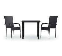 Outdoor Dining Set Garden Table Chair 3/5/7/9 Piece Multi Colours/Sizes vidaXL