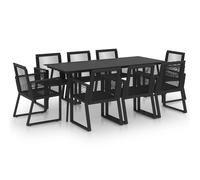 Outdoor Dining Set PVC Rattan Patio Furniture 3/5/7/9 Piece Multi Sizes vidaXL