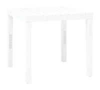 Outdoor Dining Table, Garden Table for Balcony & Patio - Durable Plastic, Perfect for Lounge & Terrace Use, 78x78x72 cm, Anthracite