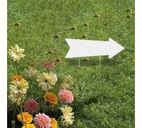 Outdoor DIY Blank Yard Signs with Stakes, Waterproof and Windproof Metal and Plastic, Suitable for Party, Garden, and Wedding Decorations, Available in 5 or 10 Pieces (5)