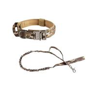 Outdoor Dog Camping Hunting Training Collar Military Tactical Dog Collar Leash Set Adjustable Pet Collar For Medium And Large Dogs German Shepherd French Bulldog Labrador,A,L