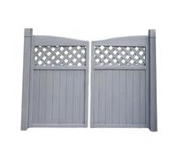 Outdoor Dog Gate Kit, Carbonized Wooden Fence for Backyard, Garden & Patio - Stylish Entrance Partition for Hallway & Doorway (160x80cm)