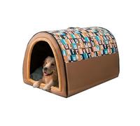Outdoor Dog House Weatherproof Warm Spacious and Large Space, Large Dog House Outdoor Weatherproof Easy to Clean, Small Cozy Dog House Indoor(100x70x60cm)