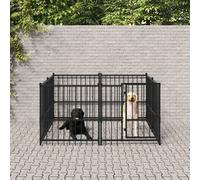 Outdoor Dog Kennel Steel 3.75 m