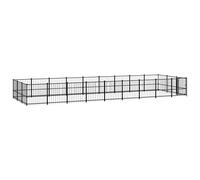 Outdoor Dog Kennel Steel Dog Crate Pet Cage Puppy Enclosure Multi Sizes vidaXL