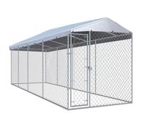vidaXL Outdoor Dog Kennel 760x190x225 cm Roof Sturdy Durable House Garden Cage