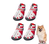Outdoor Dog Shoes - Breathable Mesh Rubber Protection | Summer Anti-Slip Hot Pavement, Reflective Safety Paw Protection Accessories, Equipment