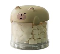 Outdoor Dog Tr Eat Holder Airtight Classified Storage Pet Food Packaging Jar Bottle Set (Beige, A)