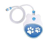 Outdoor Dog Water Fountain Press Convenient Soft Hose Paw Activated Waterer | Dog Sprinkler Drinking Water Dispenser Drinking Dispenser Paw Waterer Step On Portable for Outside Play Pets