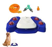 Outdoor Dog Water Fountain - Step On Drinking Fountain - Paw Activated Drinking Water Dispenser,for Backyard Lawn Garden Summer