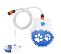 Outdoor Dog Water Fountain with 162cm Hose Interactive Dispenser