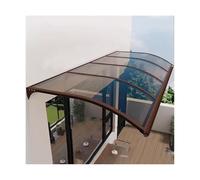 Outdoor Door Canopy Awning - UPF50+ Weather Shield for Sun Rain & Snow Protection at Home Entrance Veranda & Windows - Year-Round Cover (57x330cm / 22.4x130in)