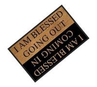 Outdoor Door Mat | Outside Door Mats - Heavy Duty Doormat with Greeting Message, Home Rug for Indoor Patio Porch Entrance Apartment Garden Kitchen