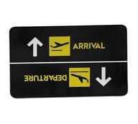 Outdoor Doormats Welcome Mats for Front Door 50*80cm Entry Non Slip Doormat Aviation Departures Arrivals Living Room Kitchen Mat Front Porch Rugs Door Mats Outdoor Doormats Front Door Inside Mat