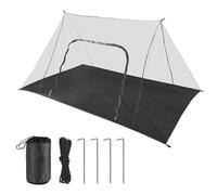 Outdoor Double Bed Mosquito Net with Storage Bag - Lightweight Polyester Mesh Tent for Garden Picnics and Travel - Portable Mosquito Curtain for Ultimate Protection