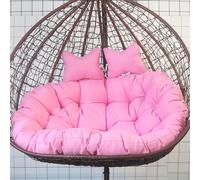 Outdoor Double Hanging Egg Chair Cushion Replacement - Large 2-Person Hammock Swing Cushion (51x43in) - Comfortable &for Relaxation & Patio Use