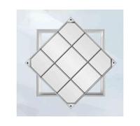 Outdoor Drain Cover Sunken Pit Lid & Frame Square Chamber Cover for Gardens Patios & Lawns (70 x 70 x 5 cm) -Weatherproof Easy Installation