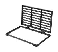 Outdoor Drain Cover with Anti-Theft Base, Heavy Duty Cast Iron Grate for Sewer, Yard, Garage, Farm, Patio, and Concrete Well Protection