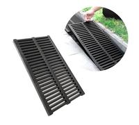 Outdoor Drain Covers, Rectangular Grate for Patio & Garden - Leaf Stopper, Customizable Drainage Solution for Lawn & Landscape Protection