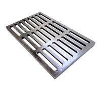 Outdoor Drainage GrateCast Iron Rectangular Drain Cover for Garage Garden Sidewalk Patio 50x30x2cm (19.6x11.8x0.8in) HeavyDuty RustResistant Durable Design