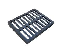 Outdoor Drainage GrateHeavyDuty Cast Iron AntiSlip Rectangular Drain Cover for Driveway and Catch Basin (500x600x30mm) Durable RustResistant Ideal for Rainwater Management
