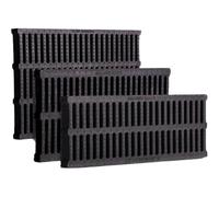 Outdoor Drainage Trench Cover - Plastic Sewer Strainer Grate for Rainwater Filtration in Gardens Garages Courtyards - Prevents Backflow & Protects from Debris