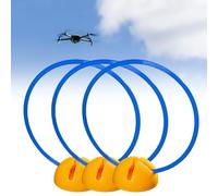 Outdoor Drone Obstacle Course Gates Kit - 1/2/3/5/10 Pack Racing Rings for Quadcopter RC FPV Training, Fillable Base Loop Gate (3pcs, 70cm/27.5") for Kids & Adults