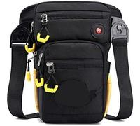 Outdoor Drop Leg Bag Thigh Pack, Fashion Thigh Drop Leg Bag for Men Waist Packs Male Motorcycle Bike Cycling Travel Outdoor Sports Fanny Pack Waist Pack(Black)