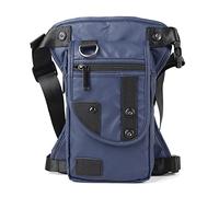 Outdoor Drop Leg Bag Thigh Pack, Men Oxford/Nylon/Canvas Drop Leg Bag Fanny Waist Pack Thigh Hip Bum Belt Casual Shoulder Bag Motorcycle Riding Travel Waist Pack(Blue Oxford)
