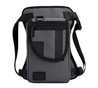 Outdoor Drop Leg Bag Thigh Pack, Men Oxford/Nylon/Canvas Drop Leg Bag Fanny Waist Pack Thigh Hip Bum Belt Casual Shoulder Bag Motorcycle Riding Travel Waist Pack(Gray Nylon)