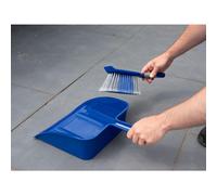 Outdoor Dustpan & Brush Set by Addis - Heavy Duty Yard Sweeper with
