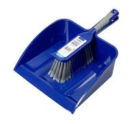 Outdoor Dustpan Brush Set by Addis - Heavy Duty Yard Sweeper with Wide Sti
